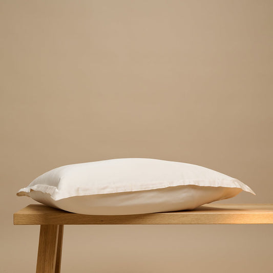 TENCEL™ Sateen Kussensloop – Wit Zand